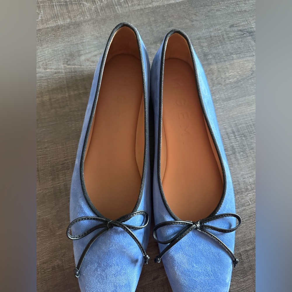 M. Gemi The Danza Ballet Flat size 40.5. . US size 9.5 in Powder Blue - Picture 11 of 16